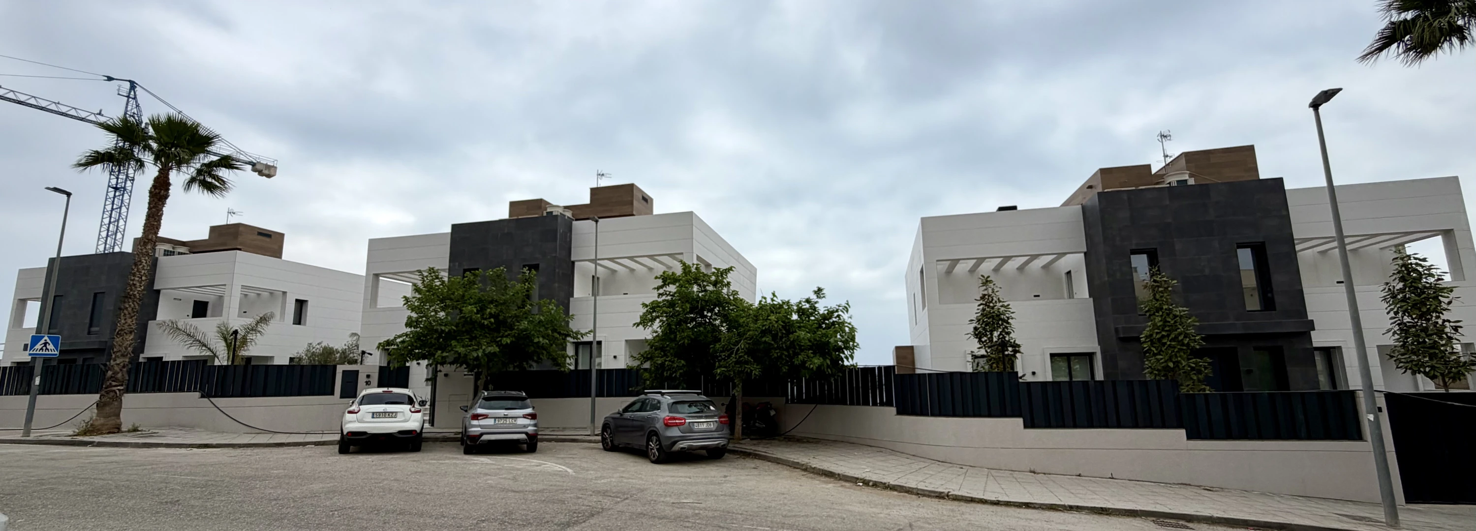 Villas Hacienda Paredes Málaga — rear elevation of the villa complex