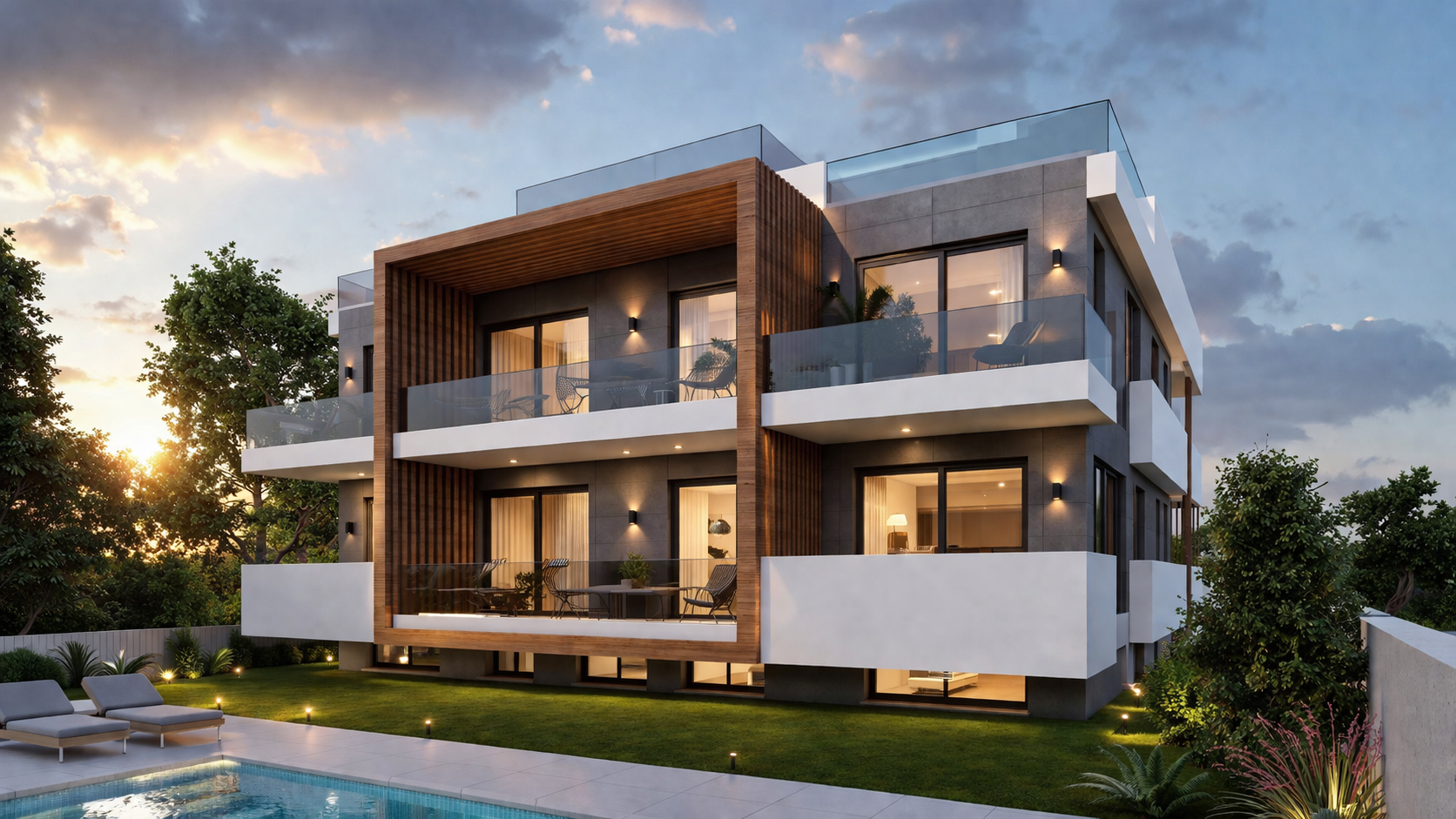 Edificio de Viviendas en Málaga Este — render de fachada