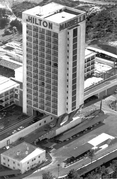 Planta del Hotel Don Carlos, proyecto de Santos Arquitectos