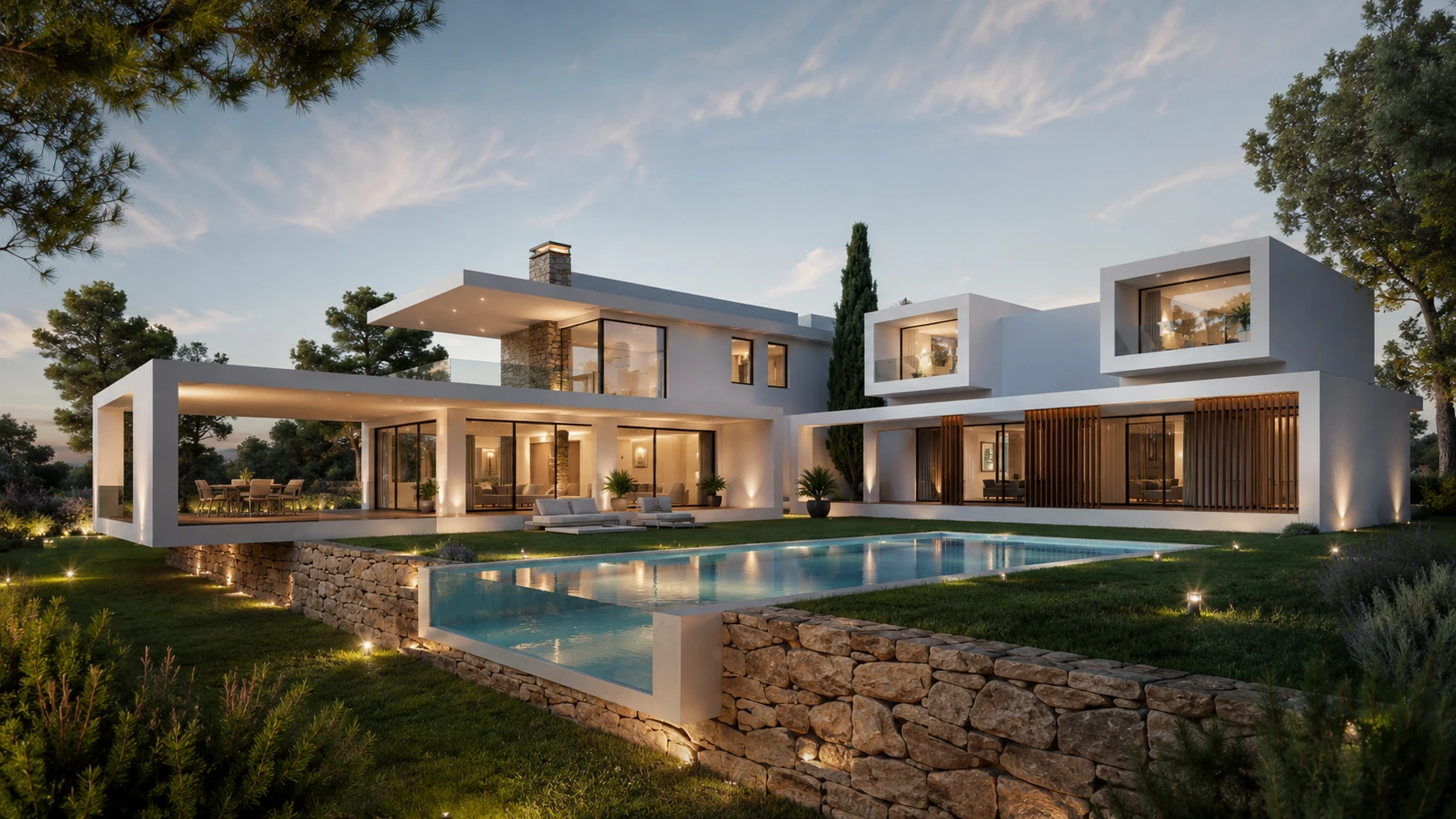 Santos Concept III — villa de diseño contemporáneo con piscina y jardín, Costa del Sol